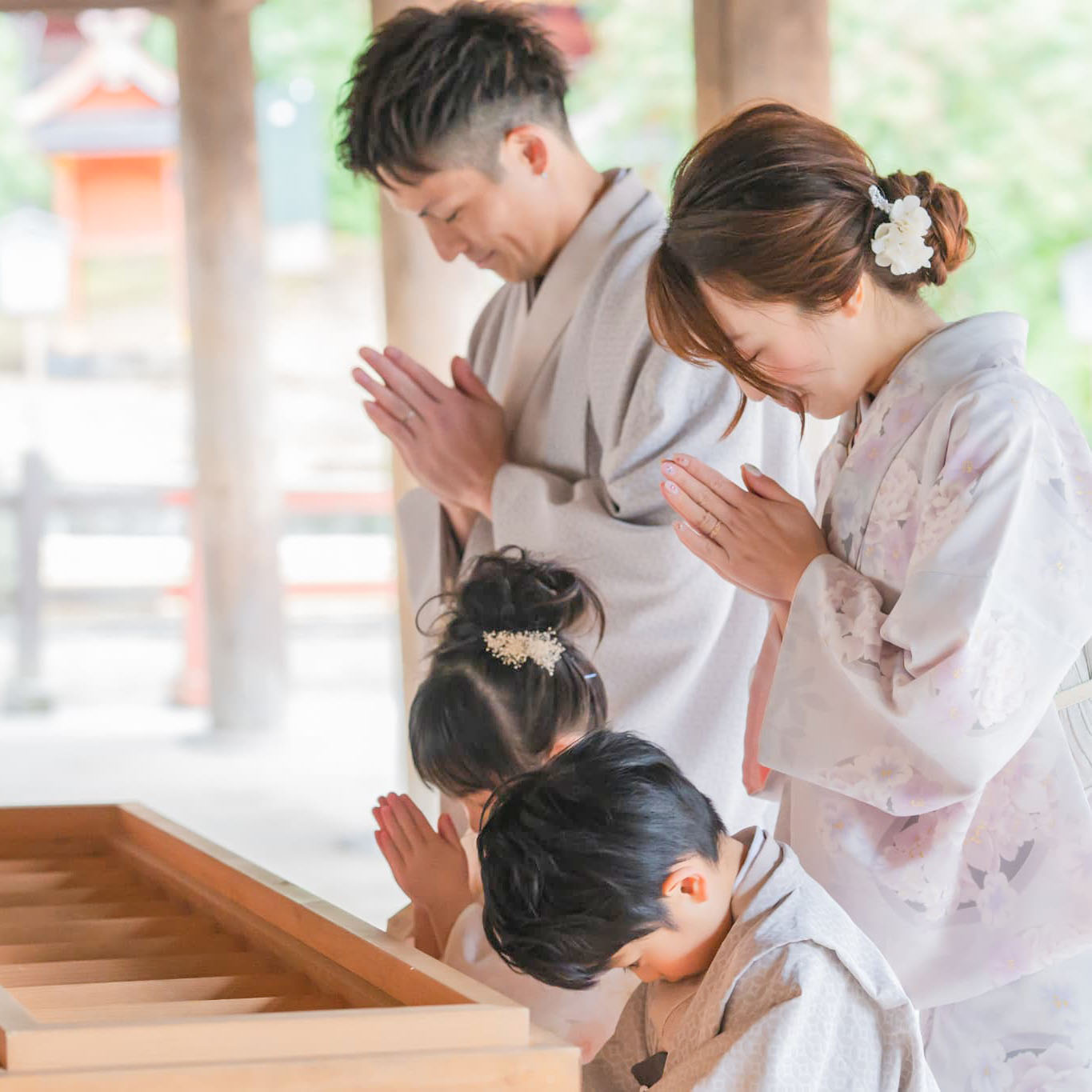 七五三(753)奈良県奈良市・橿原市・広陵町・京都府木津川市_フォトスタジオワタナベ(渡辺写真館)_神社へのお参り