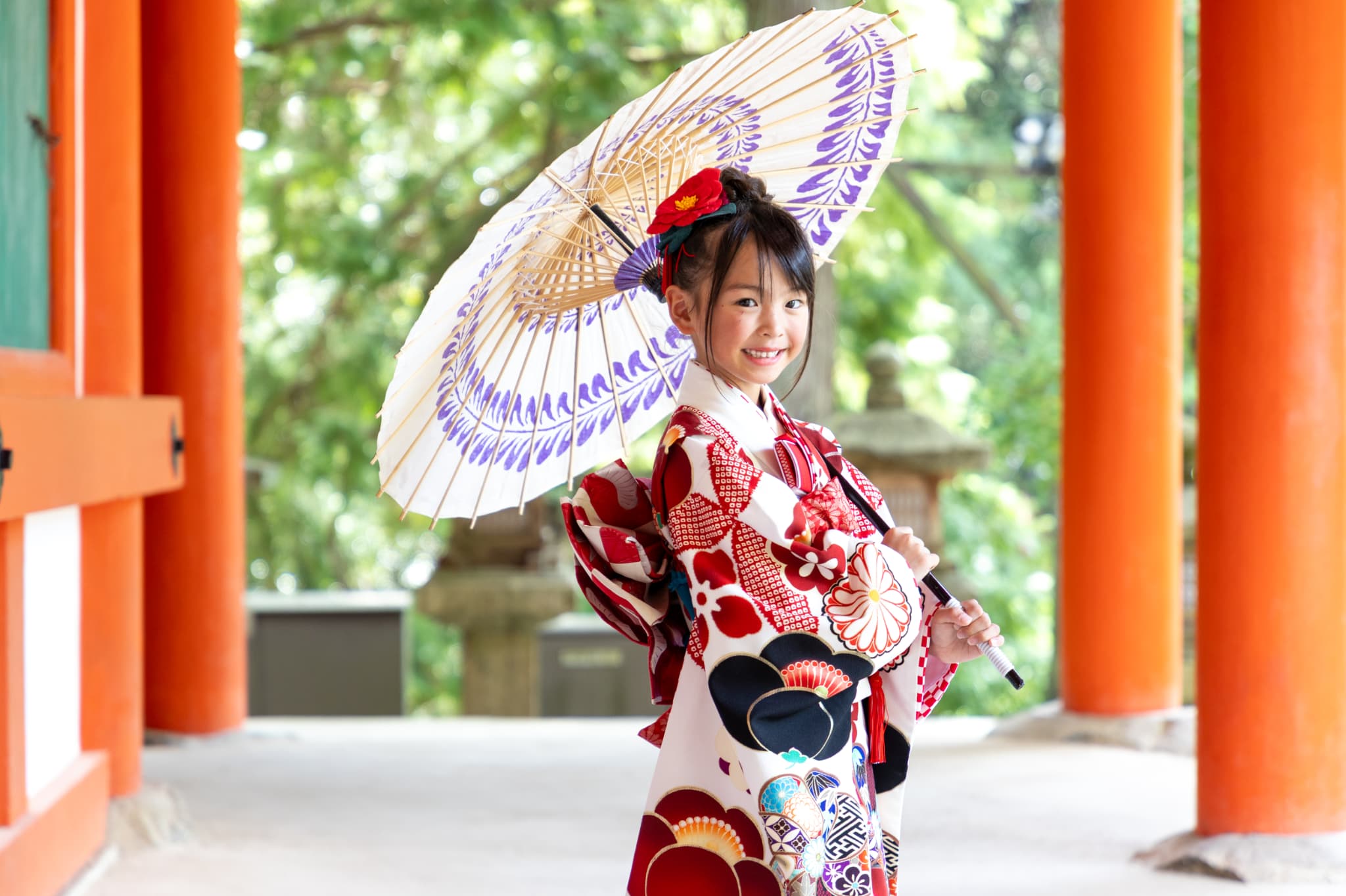 春日大社_奈良県奈良市_七五三_西回廊3