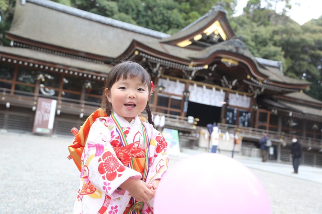 大神神社_奈良県桜井市_七五三_拝殿前2